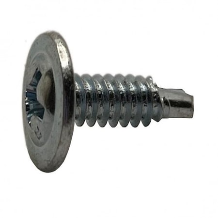 Sheet Metal Screw, #8 X 1/2 In, Zinc Plated Steel Truss Head Phillips Drive